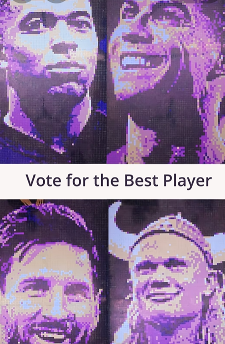 The Pixel Blocks Footballer Images
