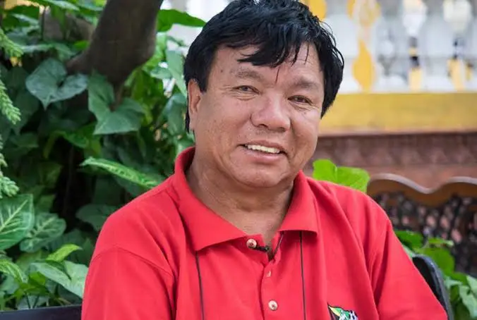 Cube Art with over 13,000 blocks of Honourable Minister Mahabir Pun